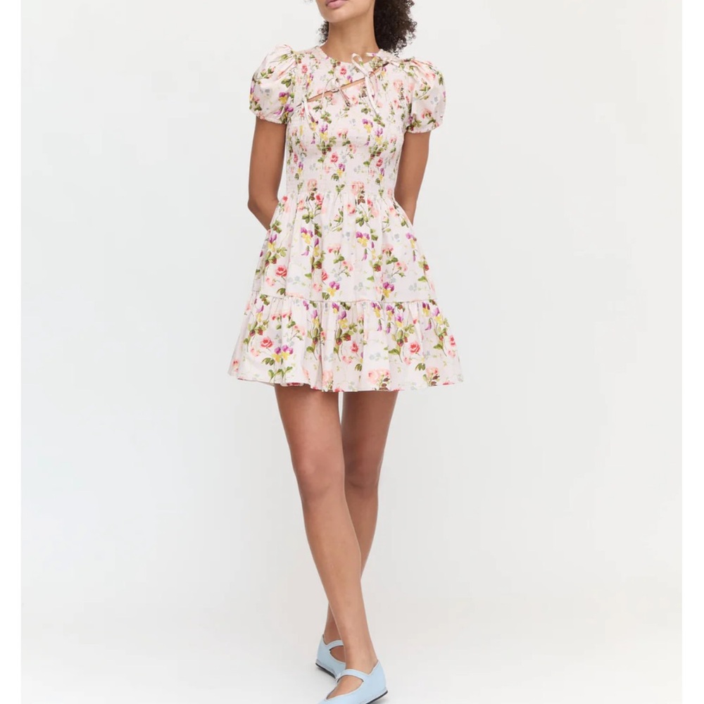 Floral Puff Sleeve Dress
